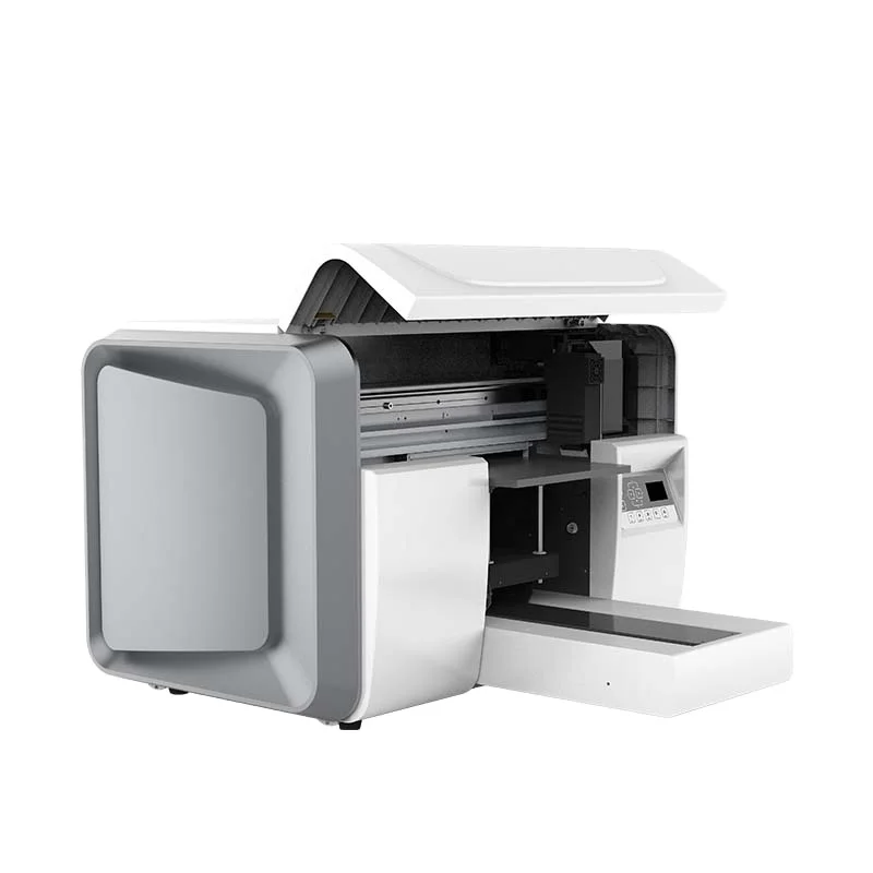 Desktop Small UV Digital Inkjet Printer A3 UV LED Flatbed Printing Machine For PVC Card Phone case Glass UV Flatbed Printer