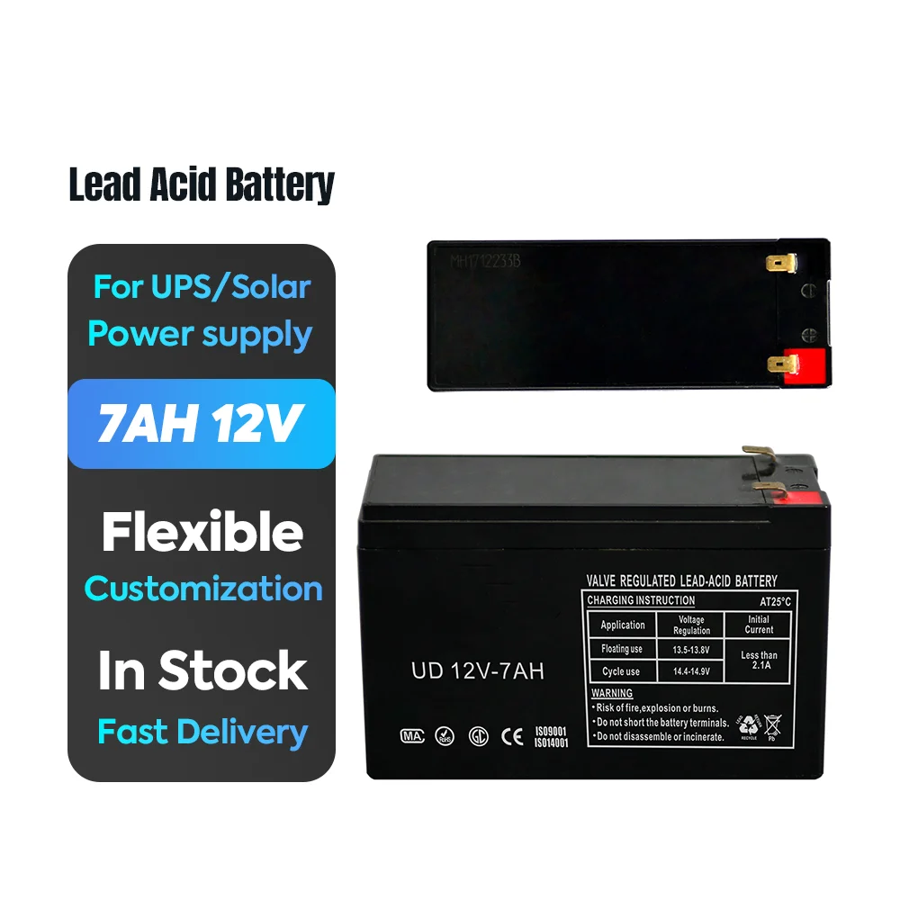 High Quality 12 Volt 7ah Maintenance Free Battery 12V 7AH 7.2AH 9AH 12AH Sealed Lead Acid Batteries