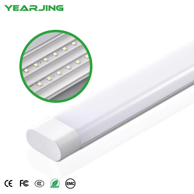 Aluminum slim purification lights batten lights linear lights led fluorescent tube fixtures for supermarket
