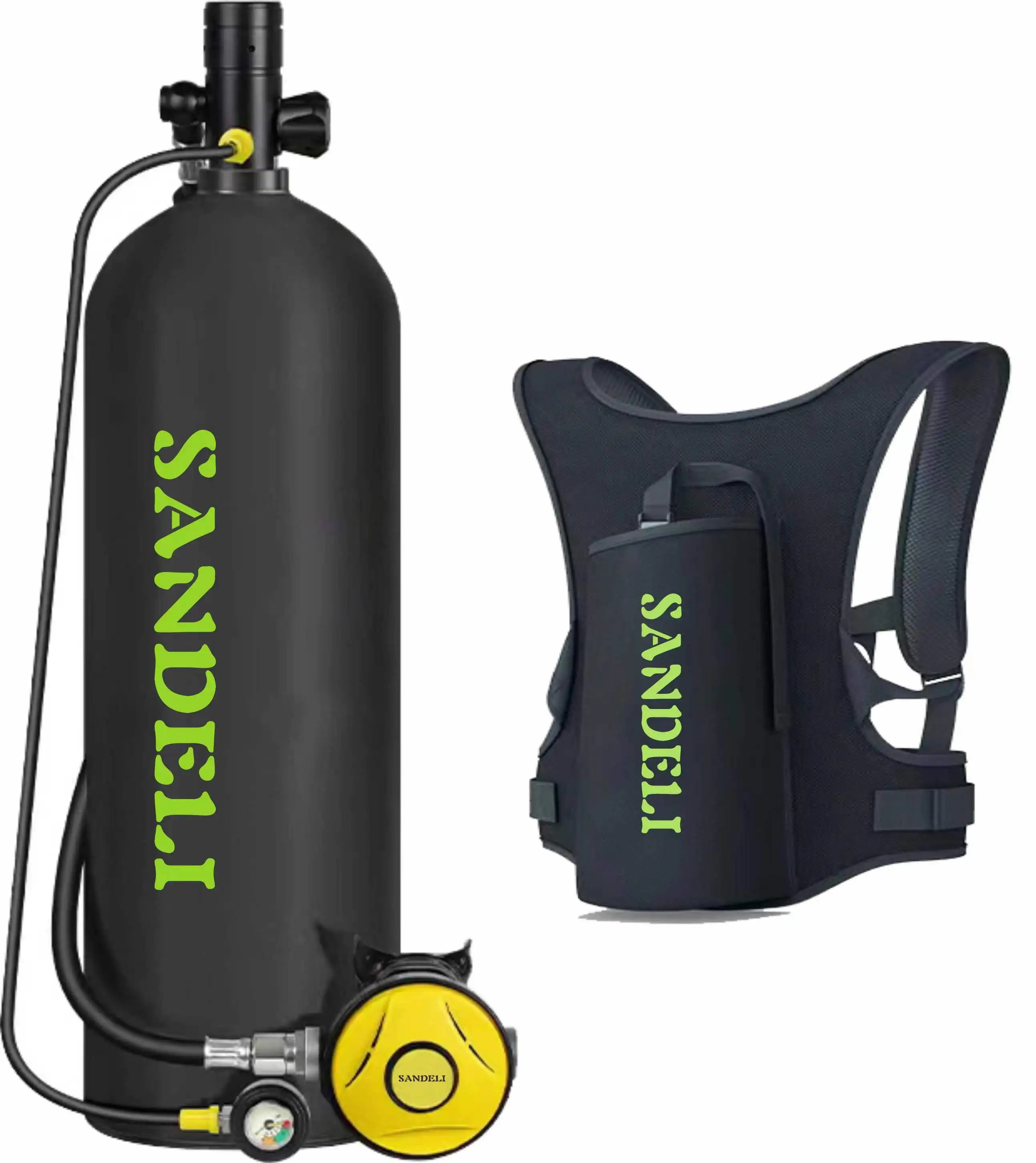 4LBest selling 4L Spare portable Air Oxygen Cylinder Small mini Diving Equipment Breathing Cylinder For diving