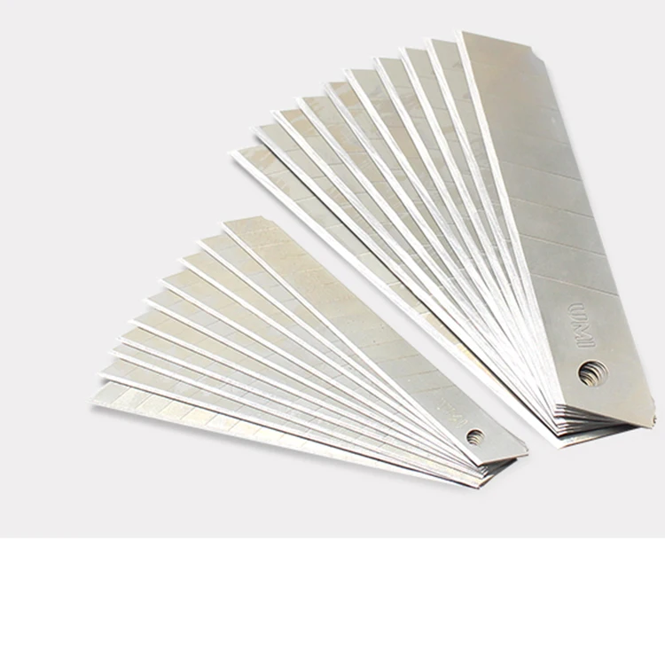Hot style high quality  utility cutter knife refill blades wallpaper utility knife cutter blade
