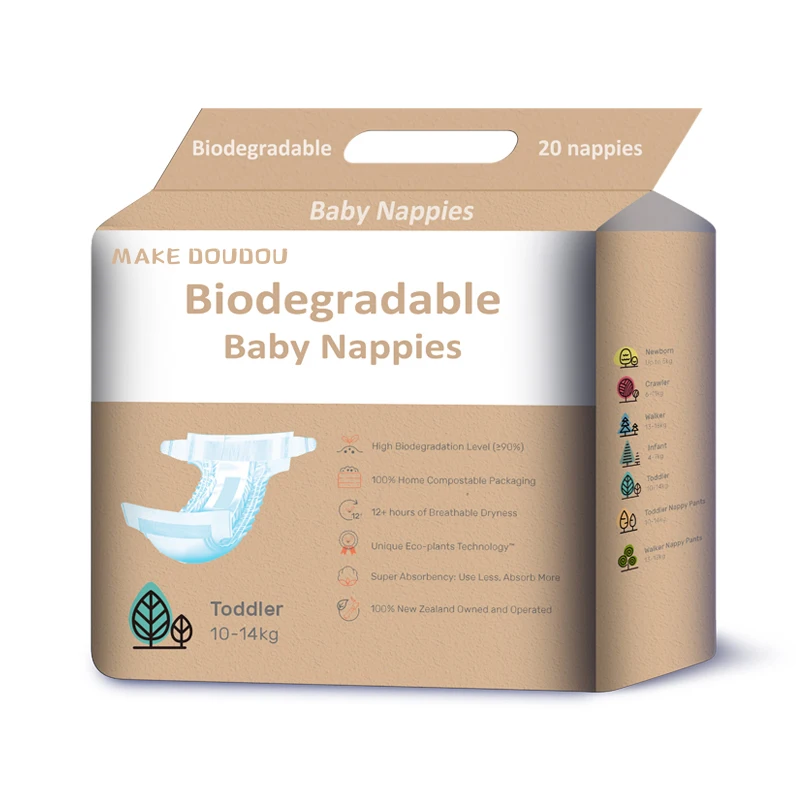 Stock Lot Baby Newborn 140 Count Manufacture Organic Eco Friendly Bamboo Disposable Biodegradable Nappy 100 Per Pack Diaper
