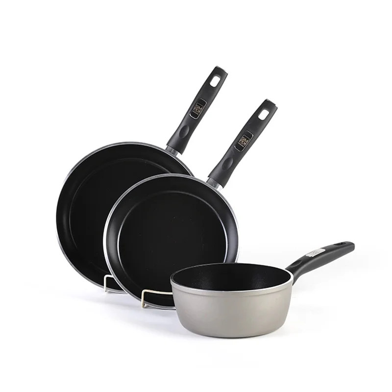 Nonstick Forged Aluminum Kitchen Induction Cook Ceramic Die Cast Pots And Pans Set Non-stick Cookware