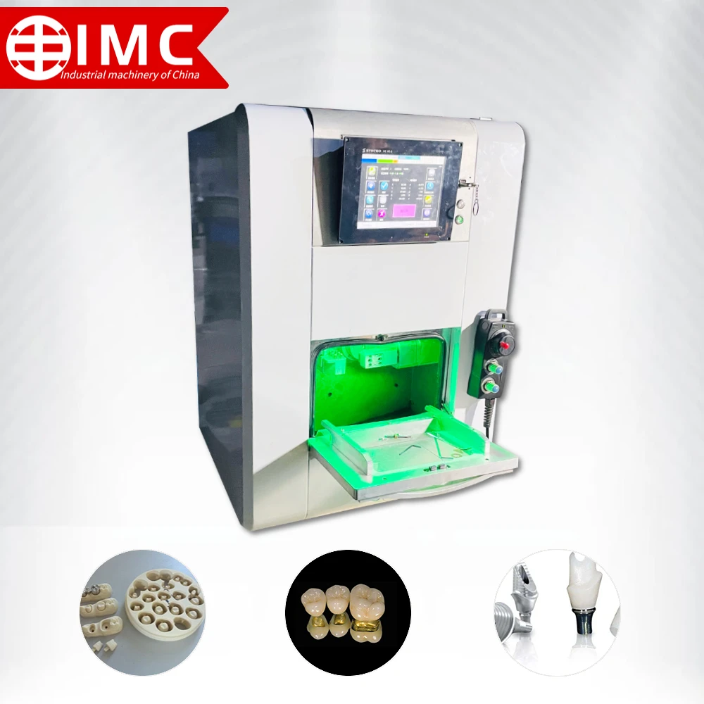 Denture laboratory 3d dental 5 aixs cad cam milling machine