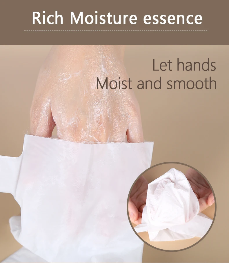 Hand Mask Gloves Manicures Hydrating Korean Wrinkles Collagen Whitening Nail Hand Mask My Logo