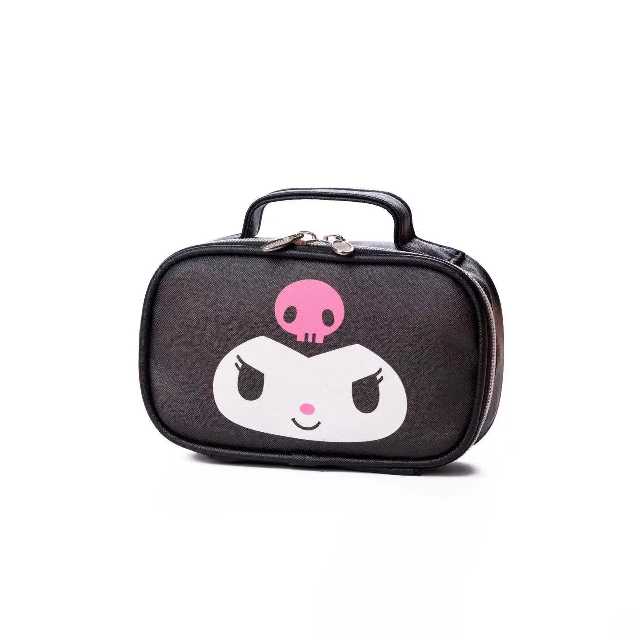 DHF Multi Functional Travel Portable Cosmetic Bag Washing Bag Merlot Mini Cartoon Student Desktop Stationery Storage