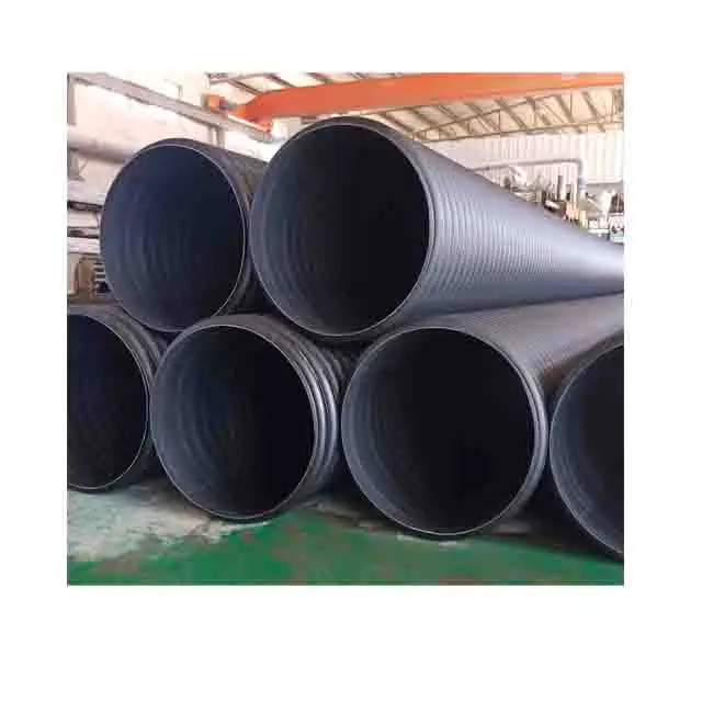 ISO EN 13476 стандартная двойная гофрированная HDPE DWC труба для сушки земли