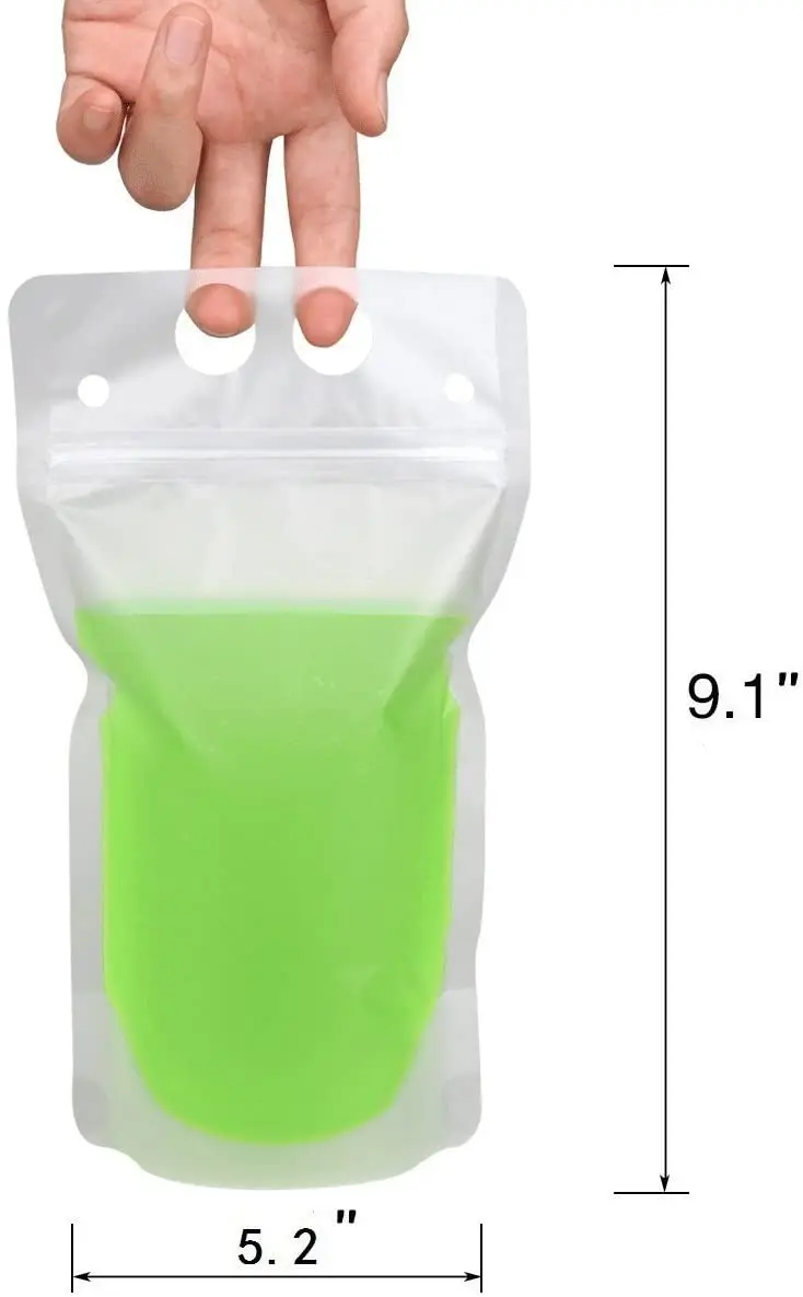 Standing Customized Juice Drink Pouch With Straw,Gravure Printing Plastic Beverage Packing Bag,Oem Bags