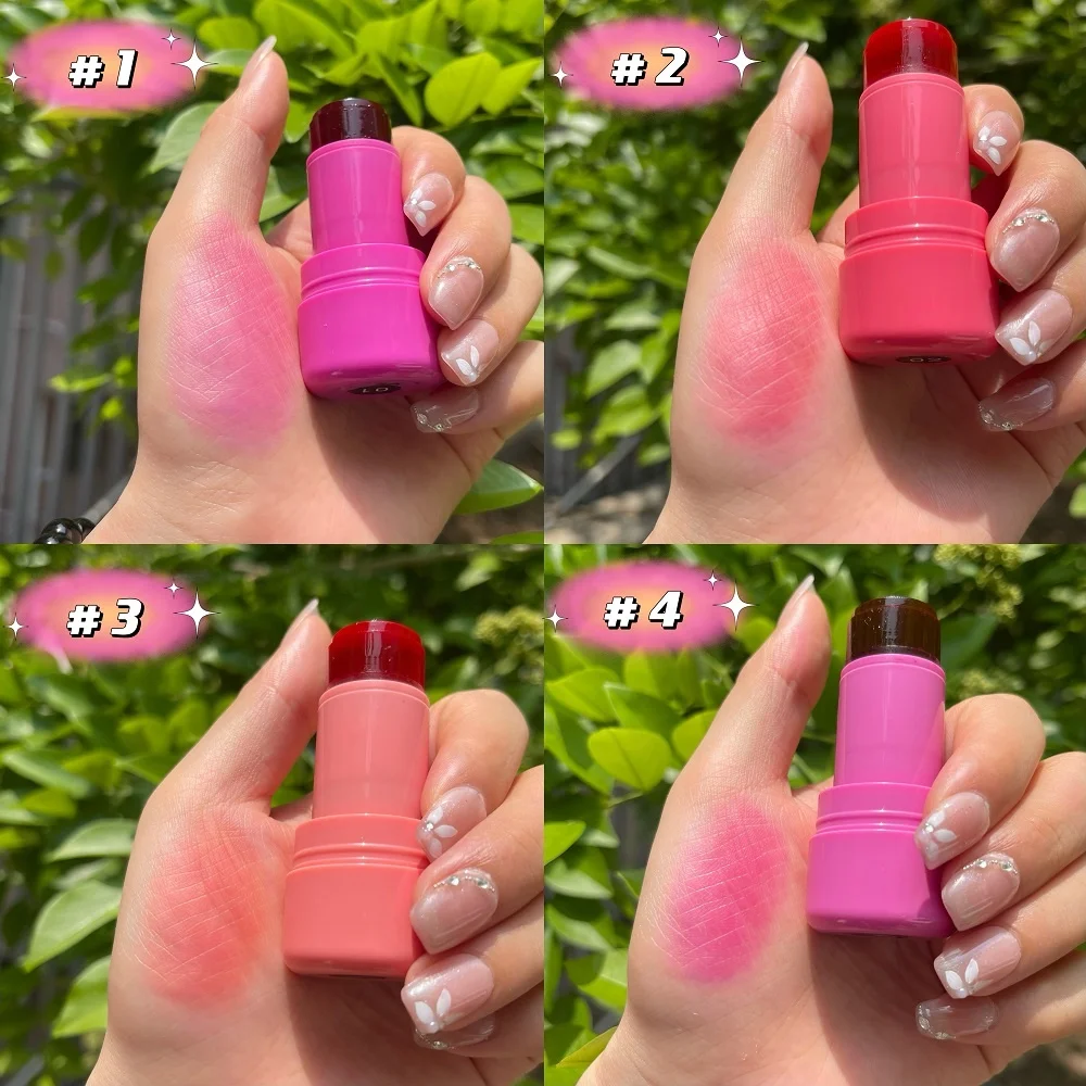 Moisturizing Natural Lip And Cheek Stain Jelly Blush Lip Tint Lip Blush Jelly Tint Blusher Powder