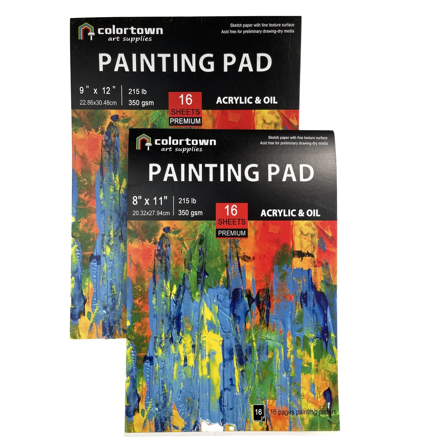 oil or acrylic painting paper pad  canvas pad professional art pad