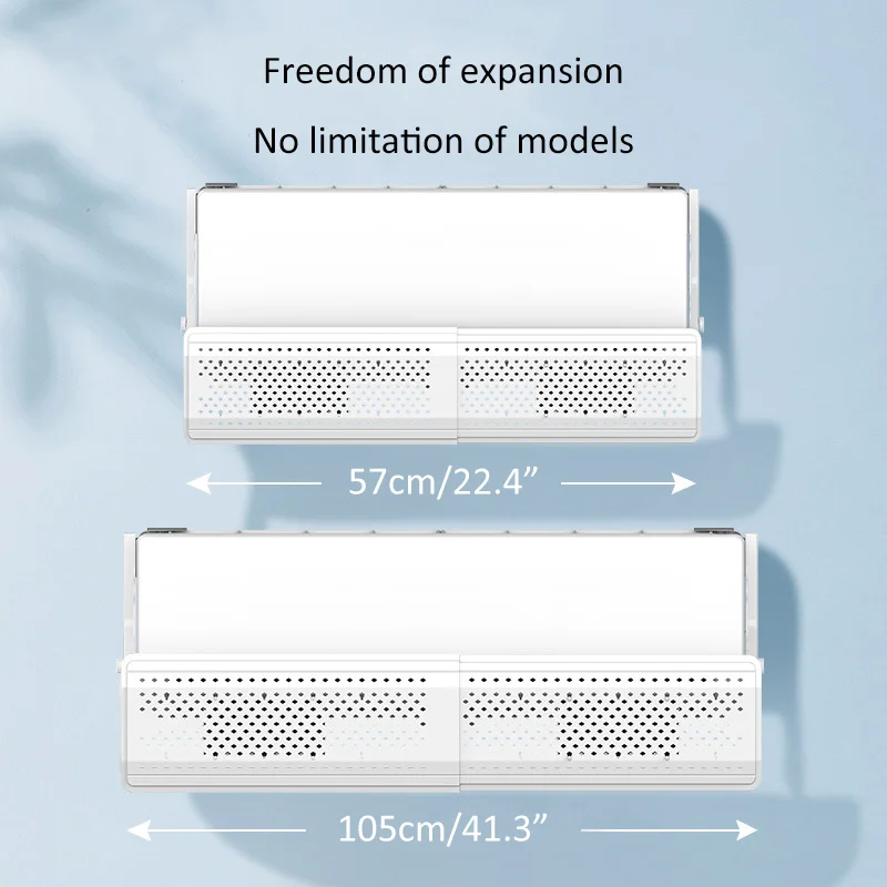 ABS Air Conditioning AC Wind Deflector Anti-straight Blowing Ajustable Air Conditioner Wind Flow Deflector