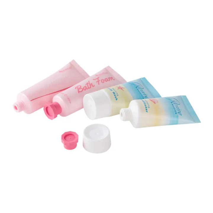 Wholesale pink or customized basic empty jars and lip cosmetic tube for cosmetics products