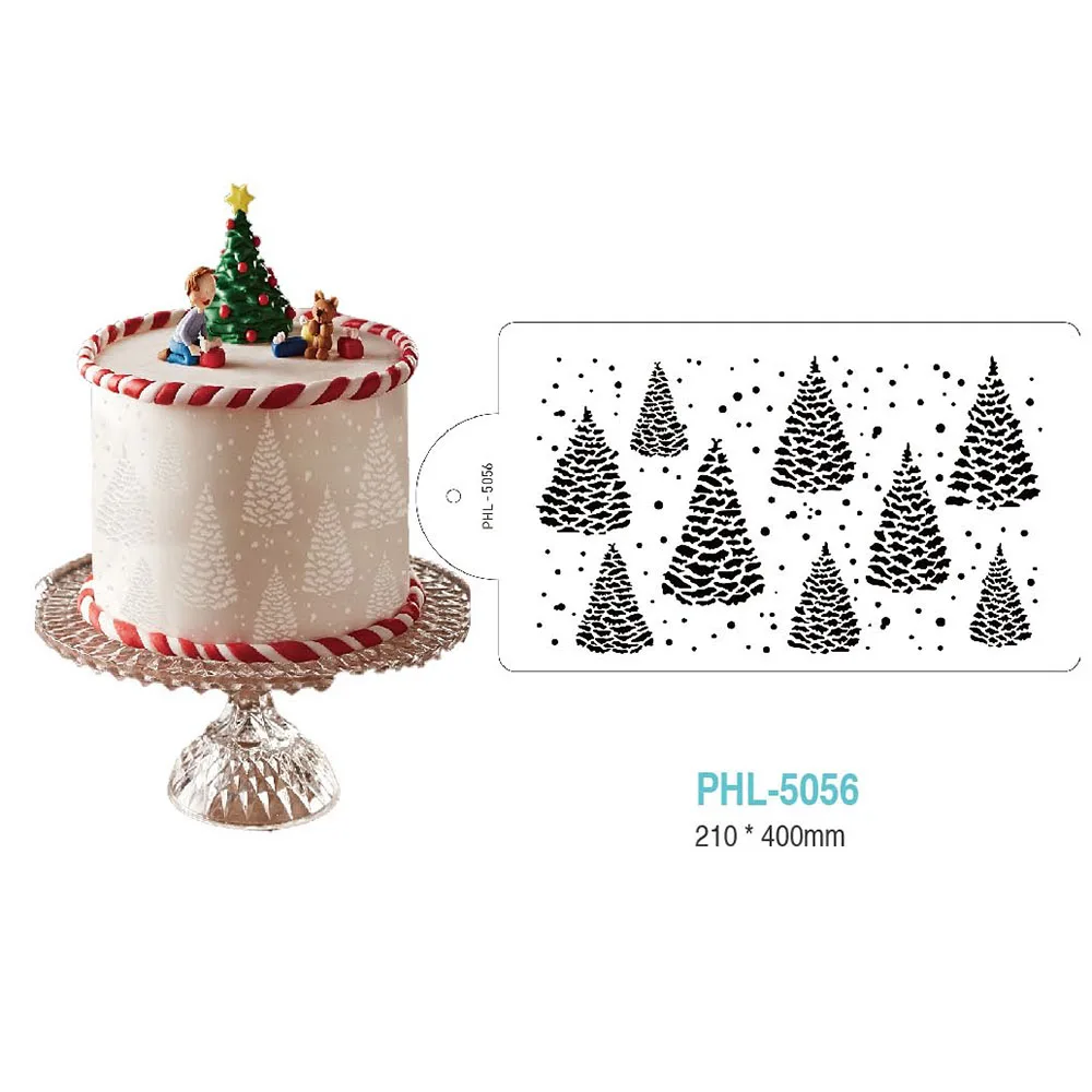 Russian Cake S8 Red Paper Film Sandblast Plotter Santa Footprint Printing Screens Wing Eyeliner Stencil