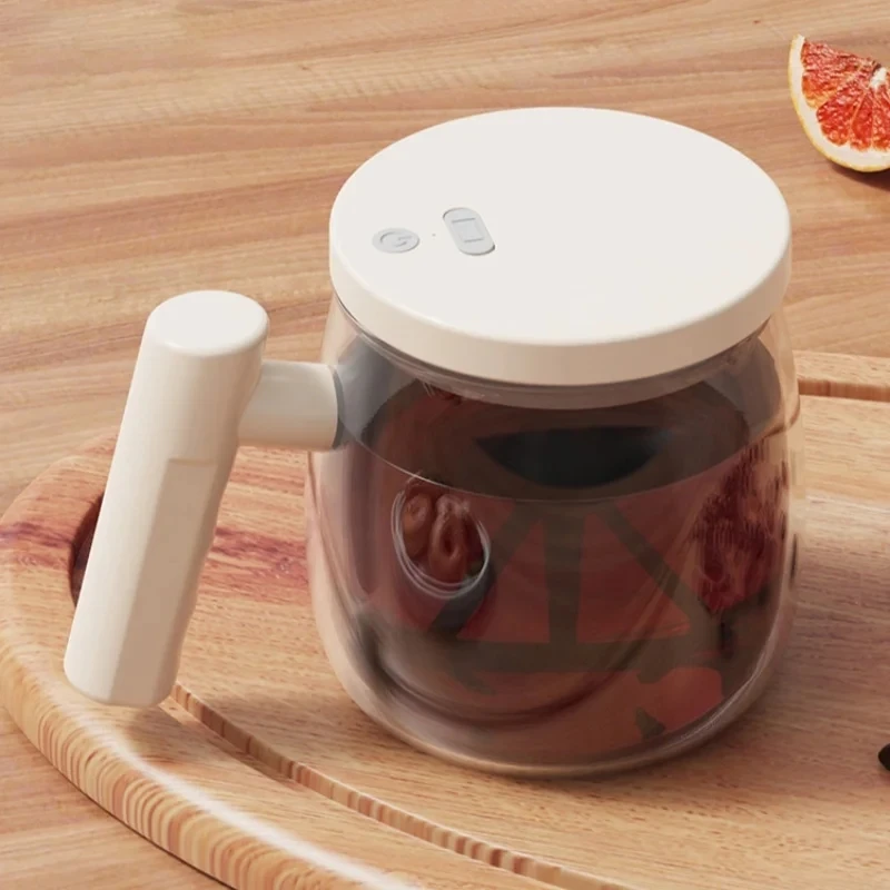 Self Stirring Coffee Mug Glass Self Stirring Coffee Mug USB Rechargeable Stirring Cup Portable Washable Mixer Cup