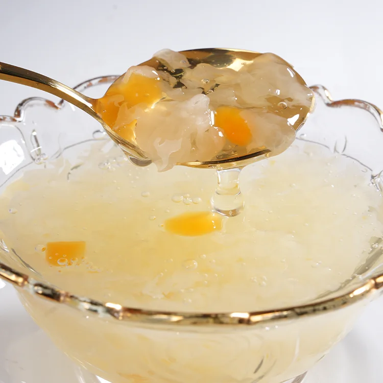 Fresh Stewed Drink Instant Tremella Soup With Red Dates And Goji Berries halal products Canned Tremella Mushrooms