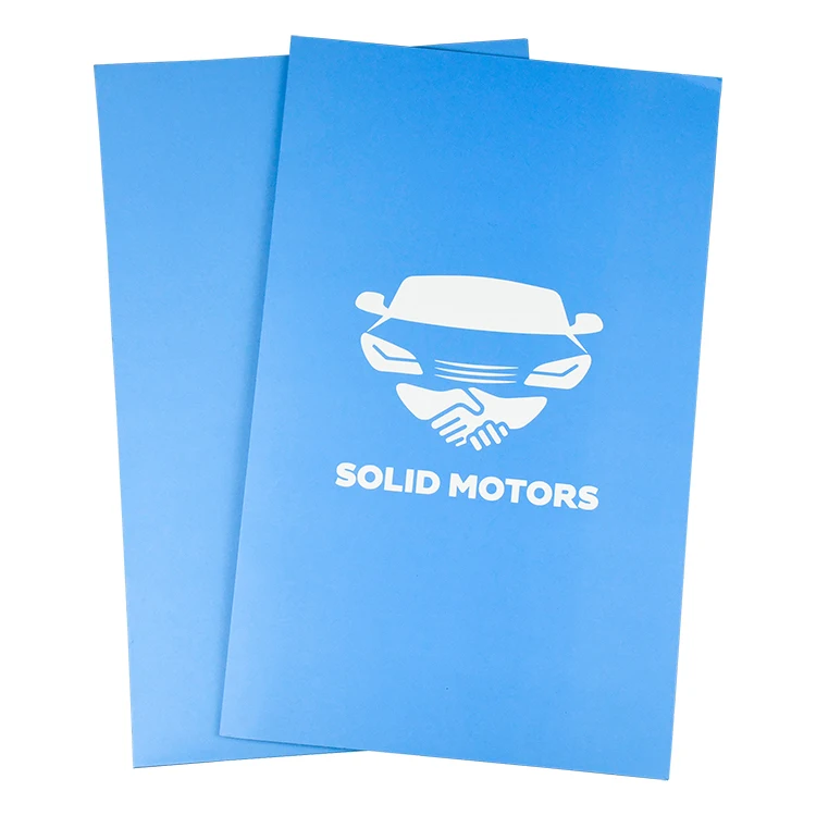 Executive Customized A4 A5 Paper Pocket Legal Size Document Presentation File Folder for School Office Agency