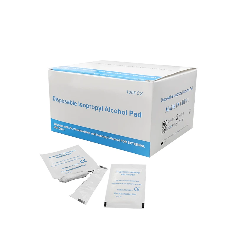Bulk Disposable OEM Medical Wet Non-woven Alcohol Pre Injection Surface Antibacterials Sanitizing Disinfection Wipes