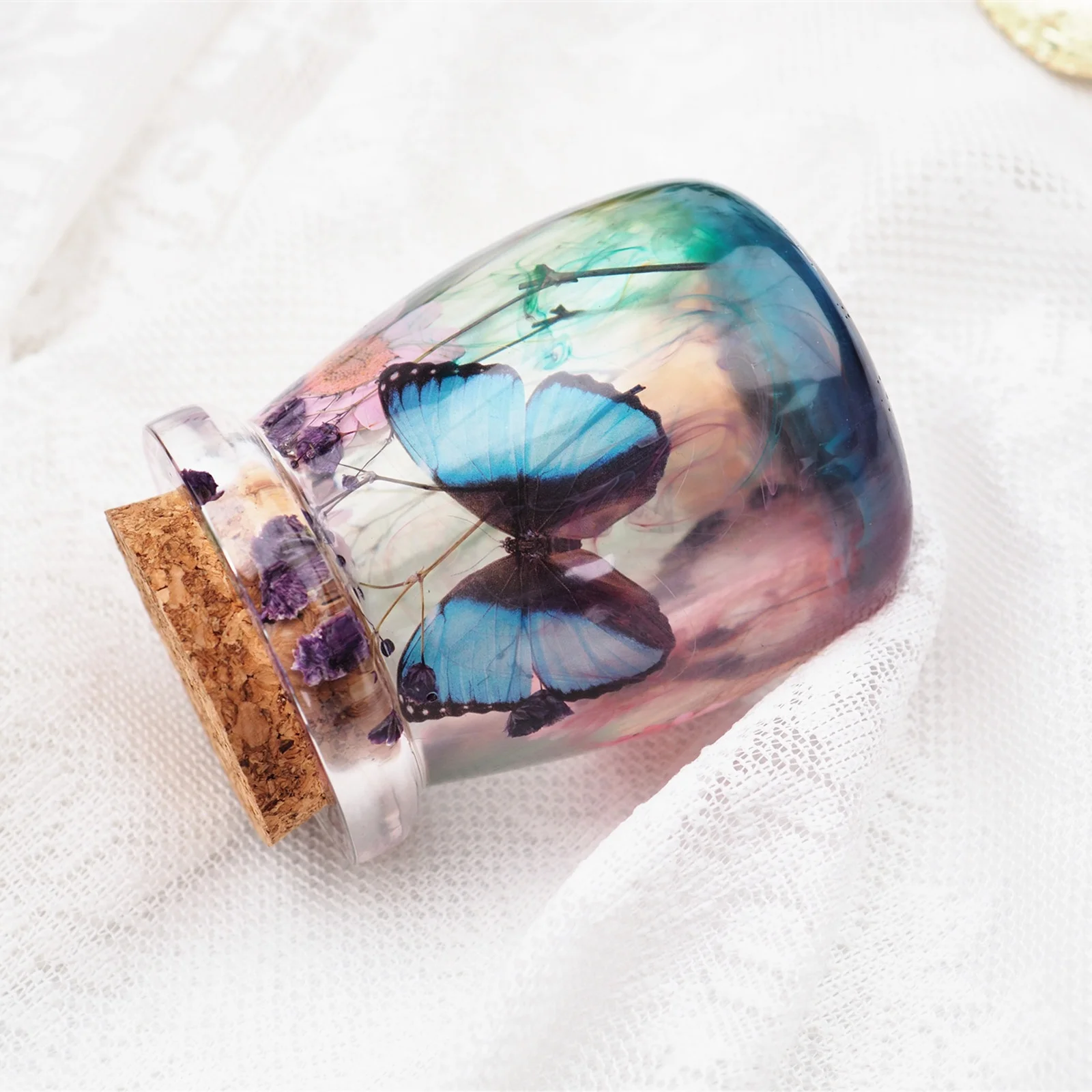 3D Silicone Jewelry Jar Craft Resin Casting Art Silicon Storage Mold for Epoxy Resin Molds