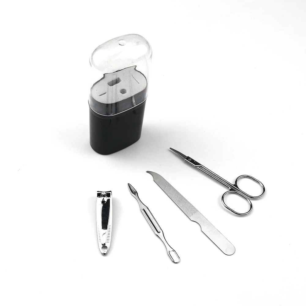 Mens Manicure Kit Nail Set Professional Tools Sets Nair Clippers Stainless