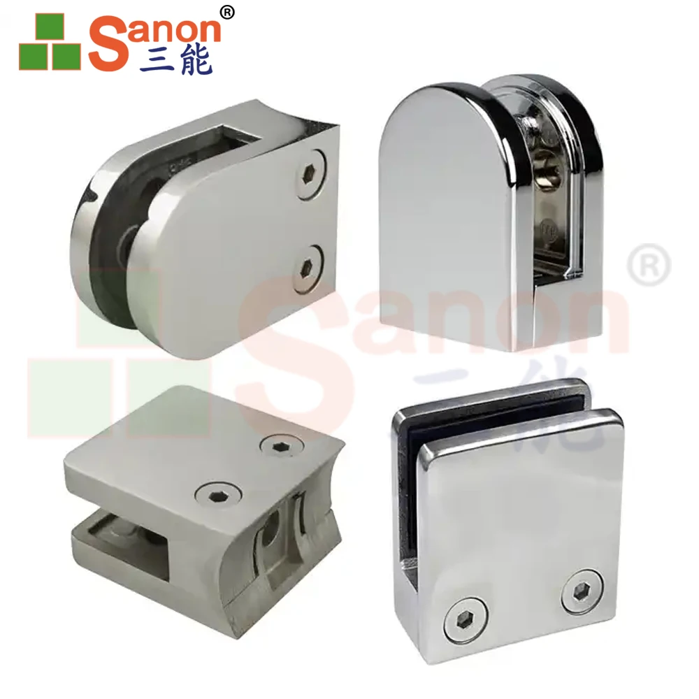 SANON INOX отливки стеклянные балюстрады зажимы зеркальные матовые 316 нержавеющей стали 10 мм