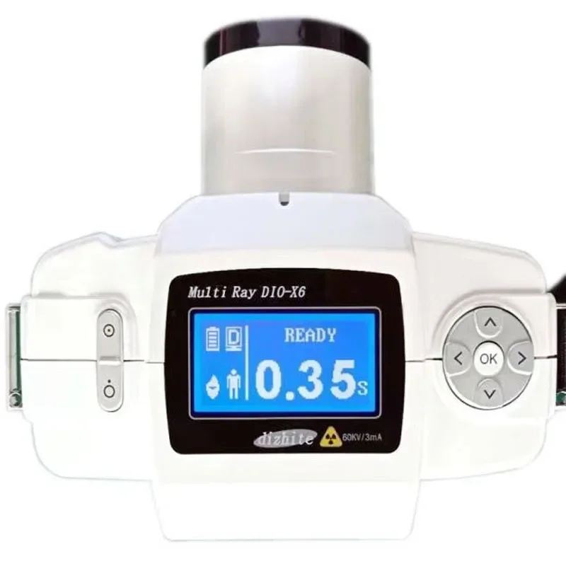 Sales 60kv 3mA Portable Digital Camera Dental X Ray Machine with Remote Control Long Cone and Glass Shiled