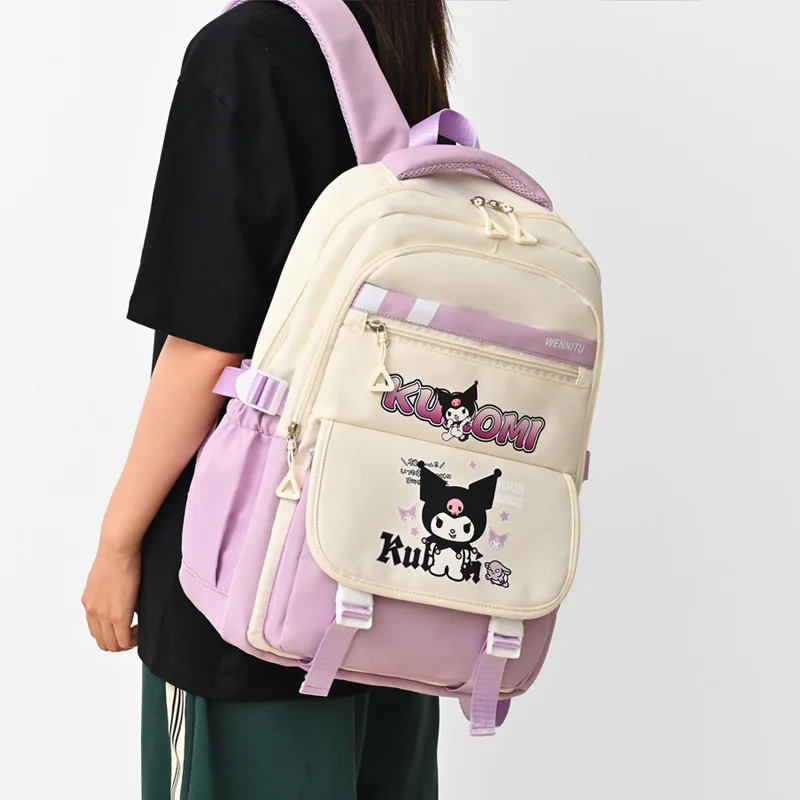 New High Beauty Studentshoulders bag Multi Color Backpack With Reduced Burden And Ridge Protection, Large Capacity Backpack