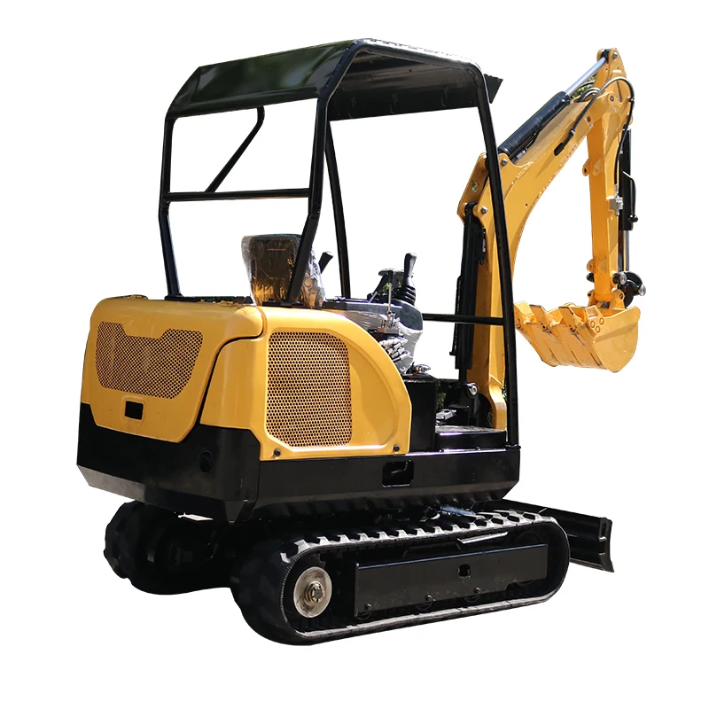 KV20 Mini Excavator 2 Ton Hydraulic Excavator Small Micro Digger Crawler Rubber Track Mini Excavator For Sale