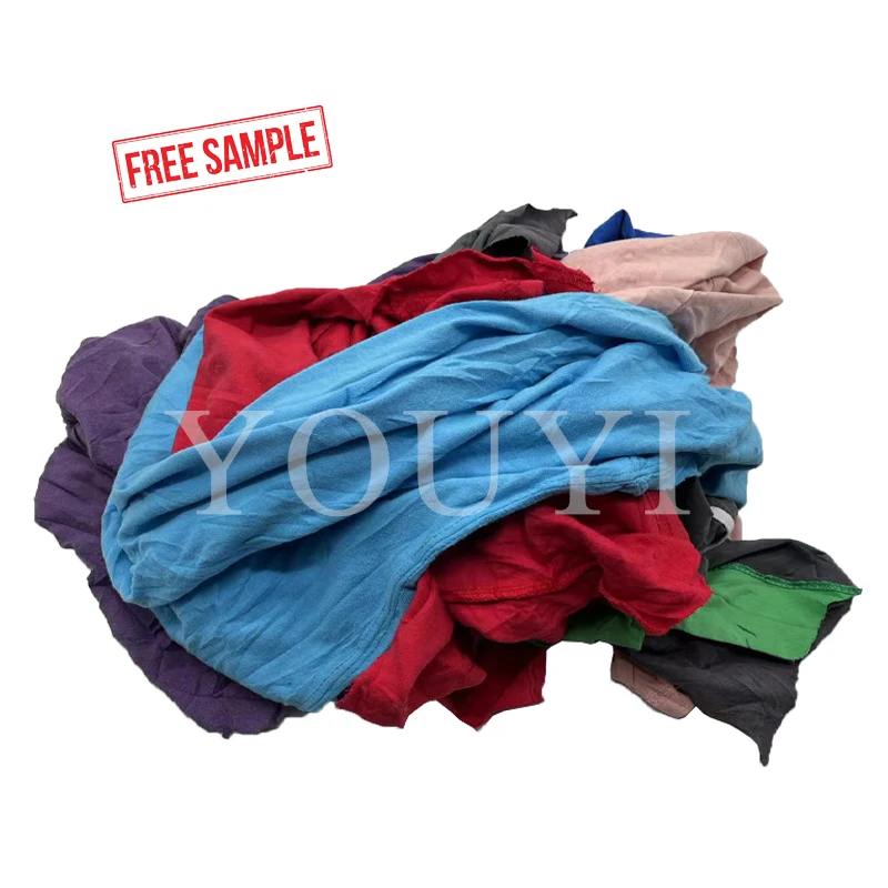 Xiamen Excellent Industrial Cotton Cleaning Wiping Rags Textile Fabric Waste T Shirt Used Cotton Rags Industrial Rags