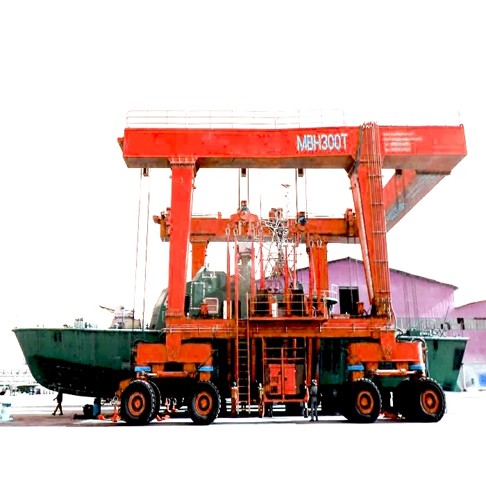Factory direct sale tire crane 50 tons 80 tons Boat Lifting crane low price