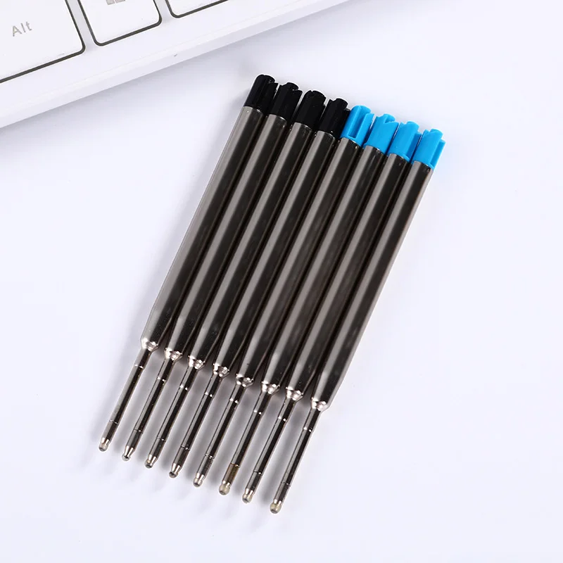 Ballpoint Pen Refills for Pens Metal Refill Black or Blue Ink