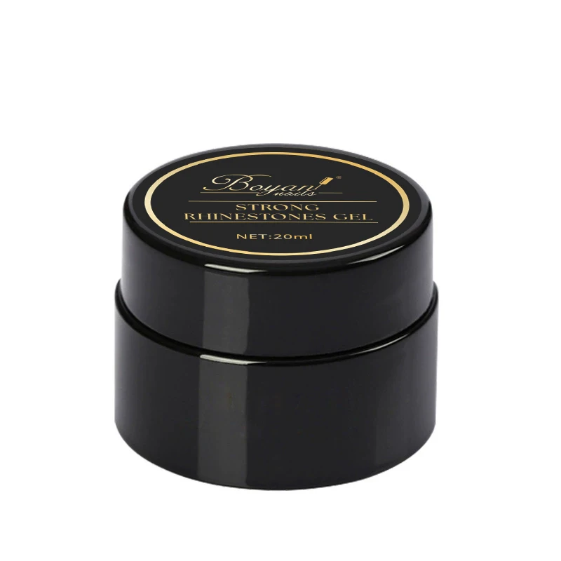 SCI rhinestones jewelry gel glue for acrylic nails liquid in bottle and solid in jar