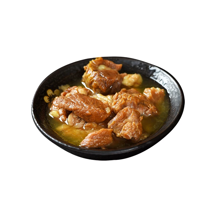 High quality cheap and delicious 500g canned halal braised sheep easy open
