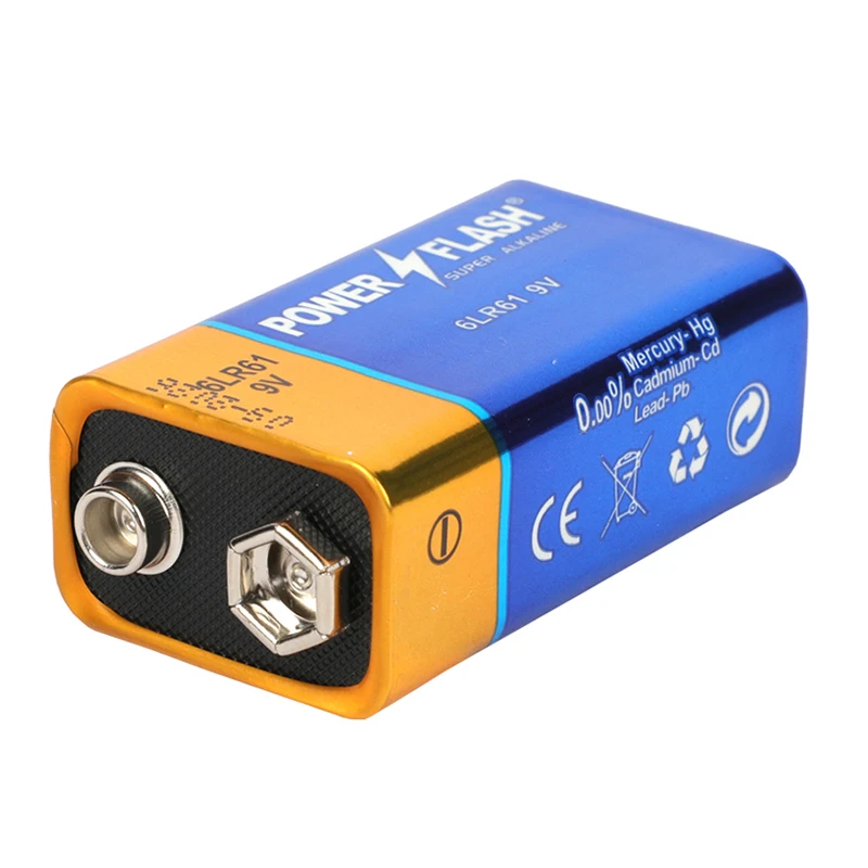 High Capacity Dry Battery 9V 6Lr61 Alkaline Primary Batteries For Electronic Equipment