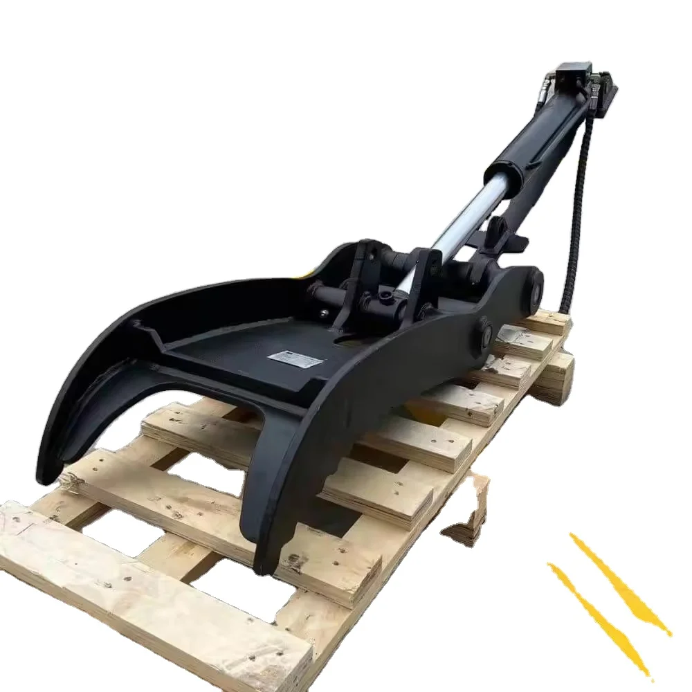 Construction Machinery Attachments Excavator Hydraulic Thumb Bucket Grab Bucket For Excavator Made In China