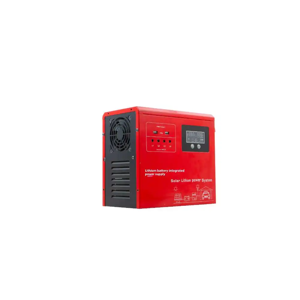 Portable 300W Power Station Generator PWM Controller Mobile Solar Panel Car Power Supply LED Lighting Emergency Energy Storage