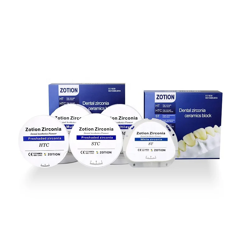 Wholesale High Quality 98mm STC dental zirconia block price for dentures and dental lab