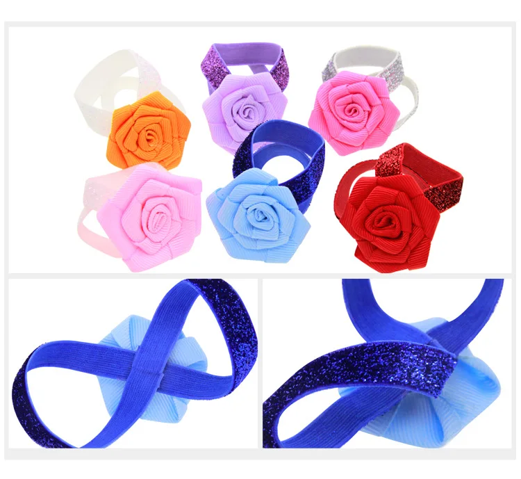 Girl Toddler Kids Headband Barefoot Flower Sandals For Photo Prop