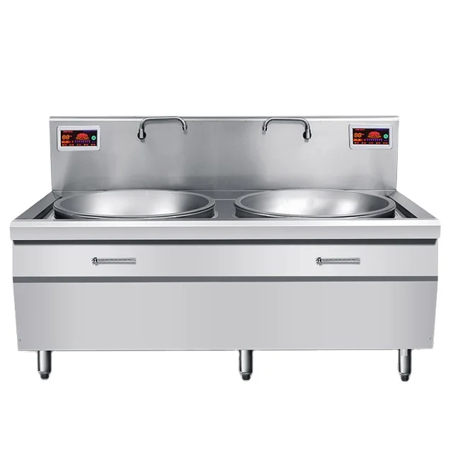 
Chinese induction cooker stove wok--50% cost saving 15kw professional 2 Wok Burner Range School Hotel 