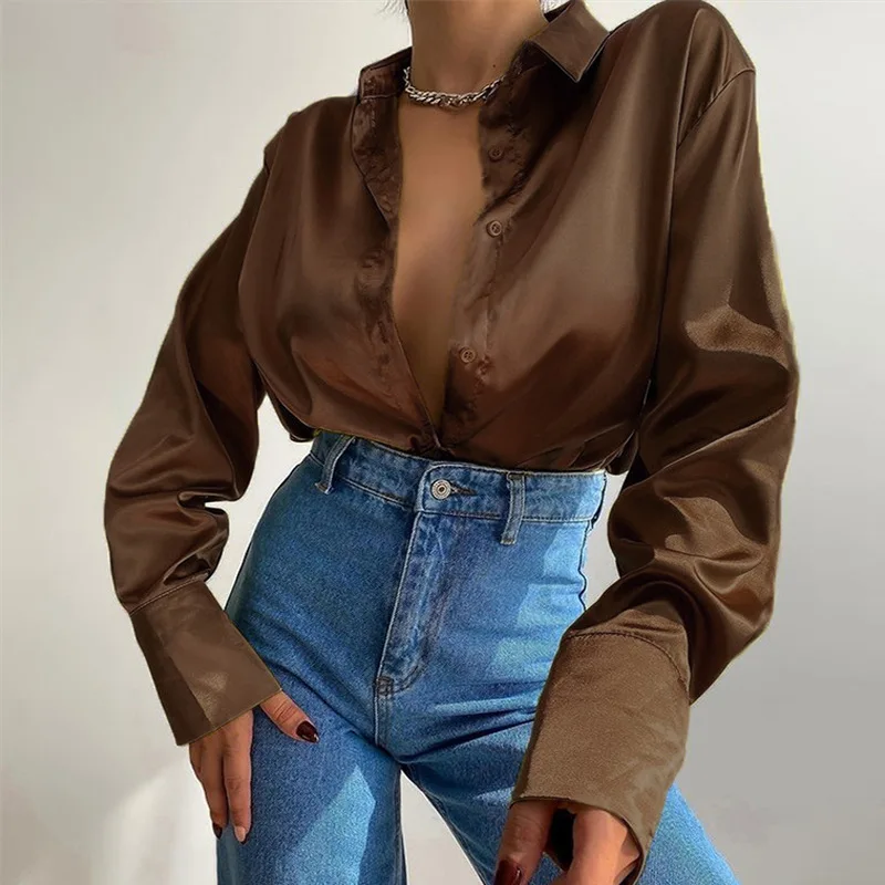 Shirts For Women Neon Blouses Oversize Ladies Blouses 2022 Spring Shirt And Tops Sexy Tops And Blouses Elegant Women