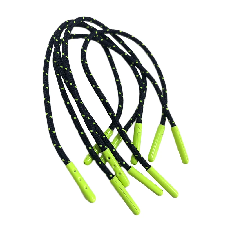 Лента с логотипом на заказ, оптовая продажа с завода, короткая круглая веревка, персонализированные декоративные веревки