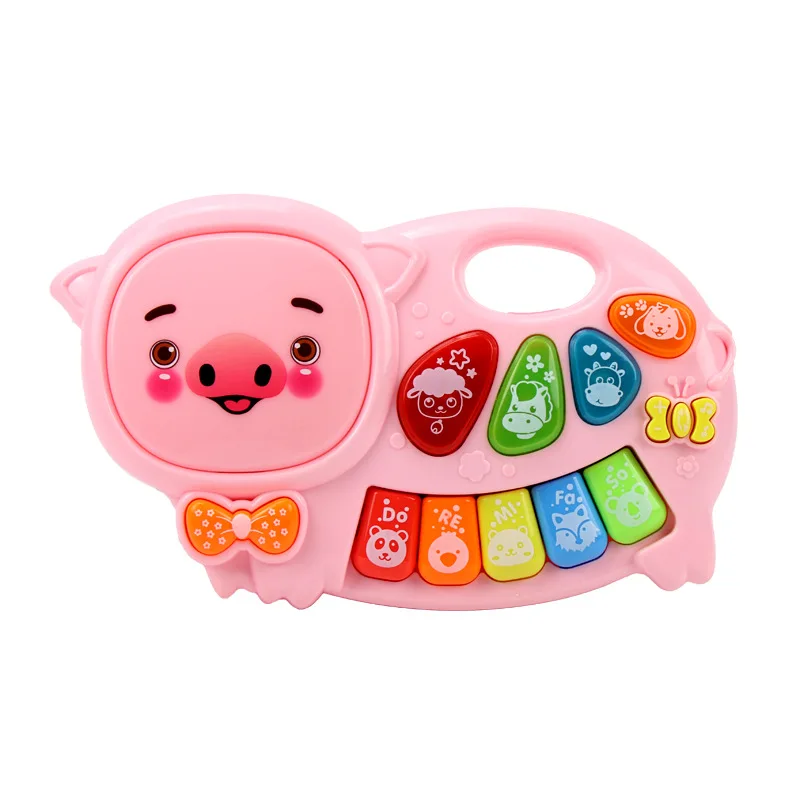 Cartoon Animals Early Educational Keyboard Toy Electronic Organ Baby Music Toy for Toddlers
