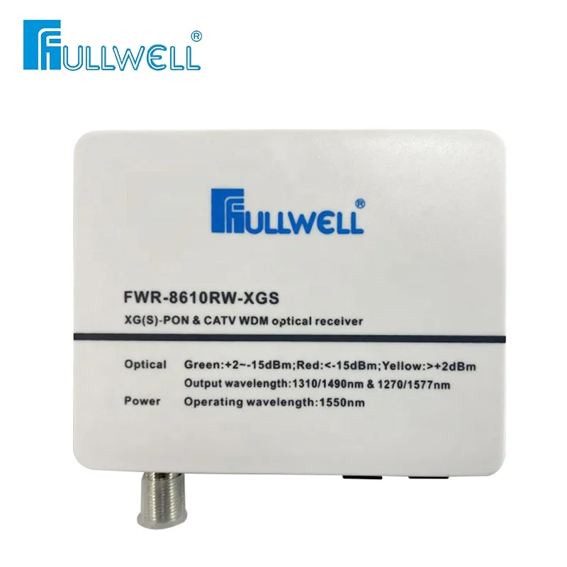 Fullwell FTTH XG(S)-PON NG-PON2 1270/1577 & 1310/1490 нм и активный WDM оптический приемник/мини узел