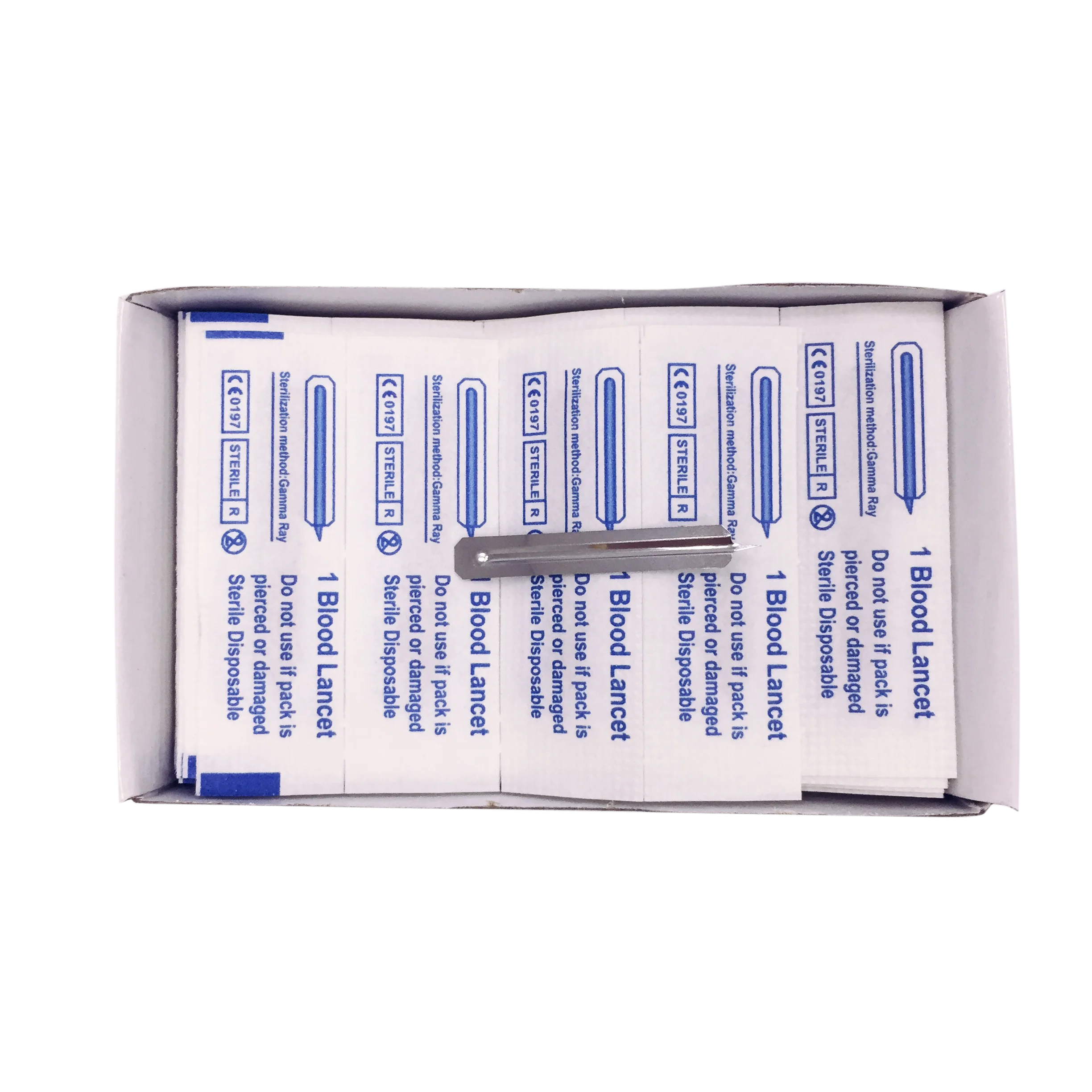 Wholesale Disposable Medical Safety Stainless Steel Blood Lancet