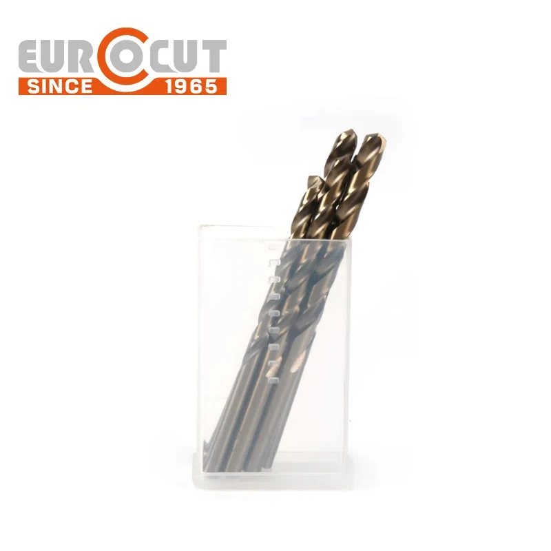 High Quality HSS Co5% Cobalt Brocas Amber Drill Bits for Stainless Steel Drilling