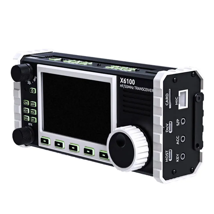 
XIEGU X6100 Portable Transceiver SDR CW/RTTY/PSK With 4
