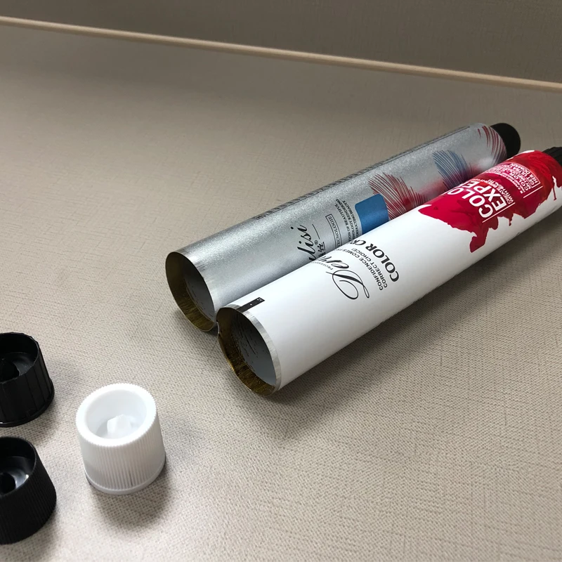 2024 Customizable Metal Tube Packaging 100ml Toothpaste Pure Aluminum Collapsible Packaging Soft Tube
