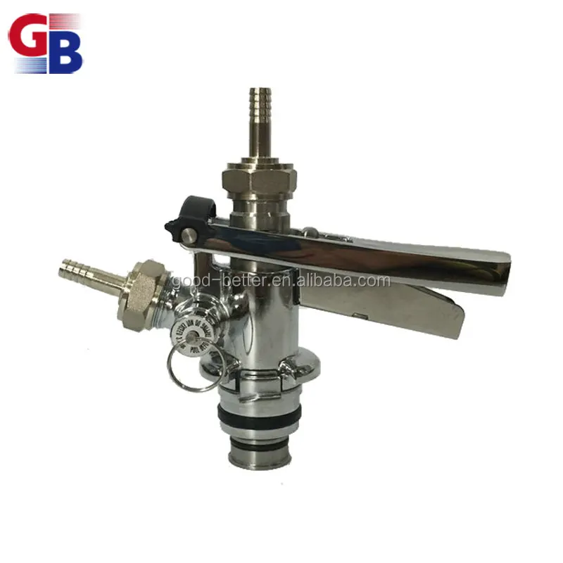 Hot selling Brass chrome plated U system keg spear valve