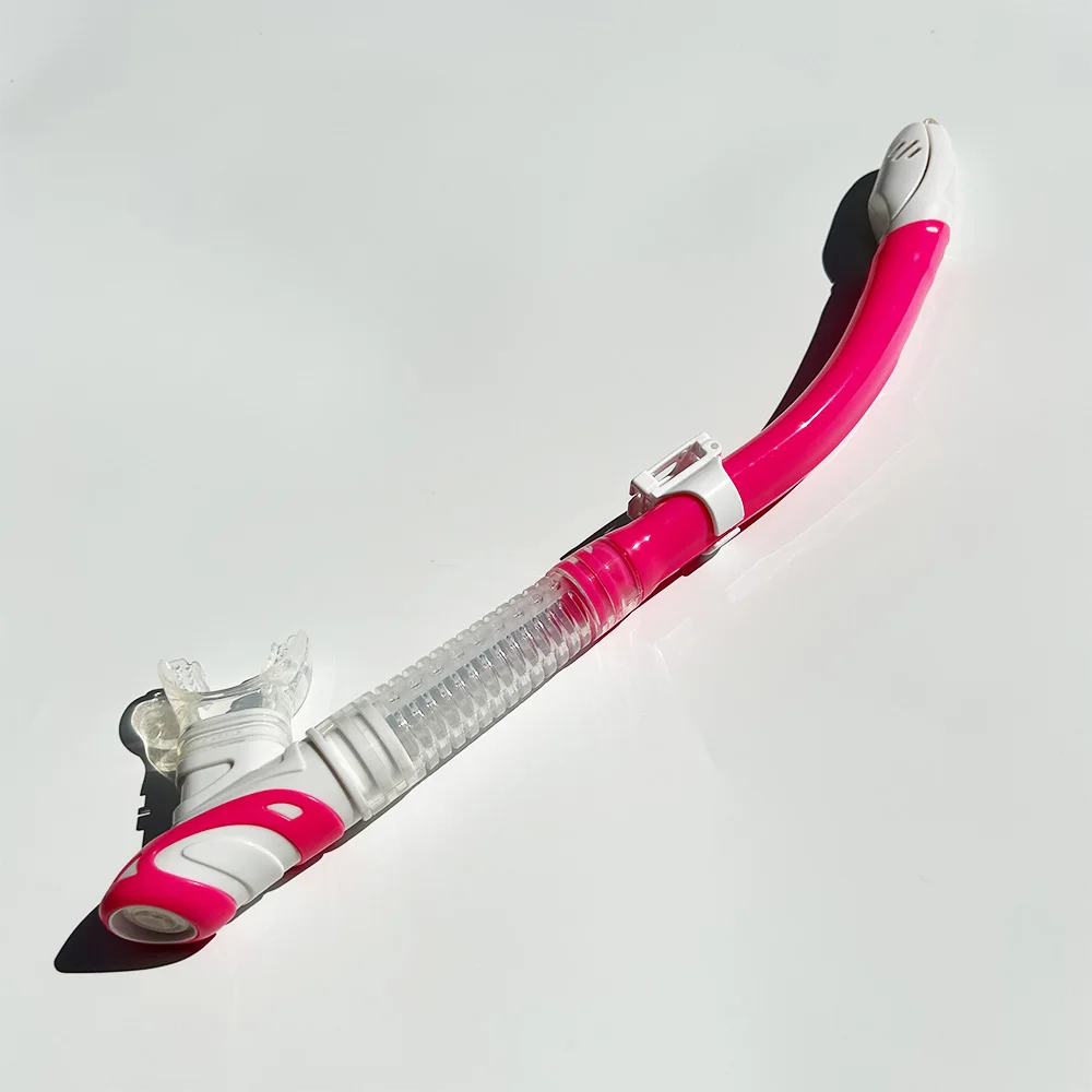 Full Dry scuba diving snorkel Silicon Quality Snorkeling Swimming Water Sports diving accessories snorkel with bottom valve