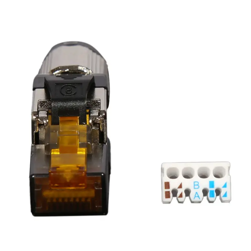 Toolless Waterproof Network FTP STP Shielded Cat6A/Cat7/Cat8 Connector Modular Rj45 8p8c Modular Plug