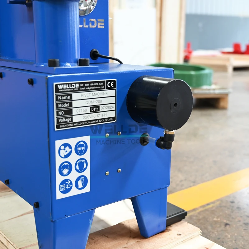 Double head and single head Vertical Car Motorcycle Pneumatic Brake Shoe Lining Riveting Machine Frame Press Clinching Machine